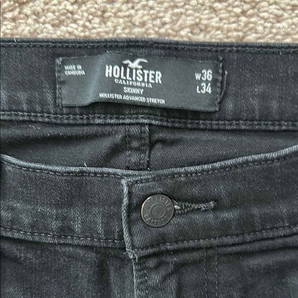 Hollister Men's Black Jeans 36x34 - Picture 2 of 3